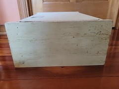 Ole Plantation Handpainted Cabinet Jean Oates Vtg Cupboard Farmhouse Country