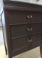 VTG 1950s Sewing Cabinet/End Table Spool-Notions Storage Some Refurbishing Needs