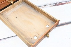 Antique . Library Bureau SoleMakers Oak Wood File Cabinet 24 Drawer Apothecary