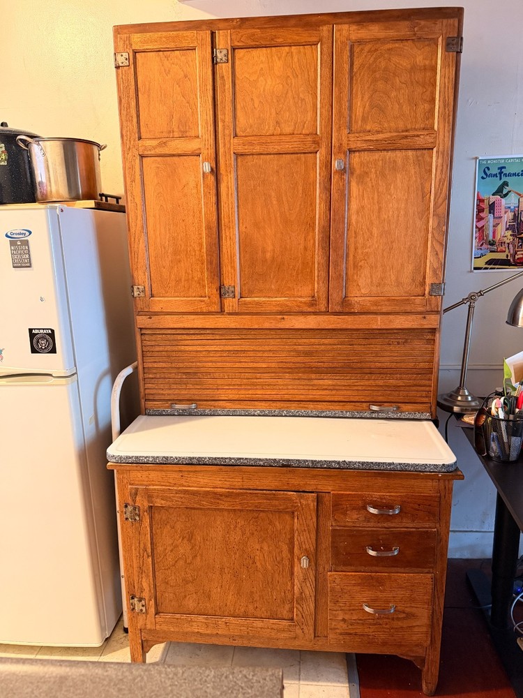 Antique Hoosier Kitchen Cabinet c. 1920