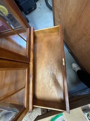 Jasper antique curio cabinet, lighted, solid wood
