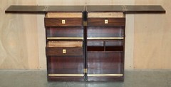 RENO WAHL FOR DYRLUND VINTAGE DANISH ROSEWOOD METAMORPHIC CAPTAINS CAMPAIGN BAR