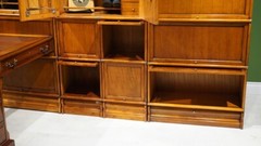 Barrister stacking Studio Globe Wernicke bookcase Desk Office Set