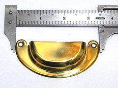 Brass Drawer Bin Pull Hoosier Cabinet