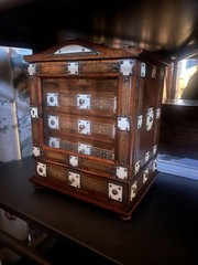 Antique Cabinet Box Desktop Cabinet