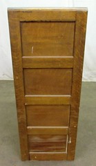 Antique Wooden Mahogany Kitchen Cabinet 19 x 51 in.