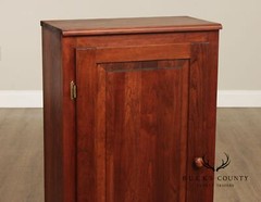 Woxall Woodcraft Custom Solid Cherry One Door Cabinet