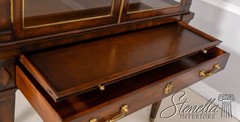 L71332: HICKORY WHITE Regency Style Mahogany China Display Cabinet