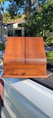 Antique Victorian Era Wooden Stationary Cabinets