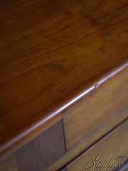 L73870: Pair Of STICKLEY Cherry Valley Open Corner Cabinets
