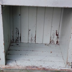 Antique Primitive Dry Sink Cabinet Farmhouse Cupboard Workbench 47.75″ Wide