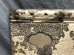 Decorative Shabby 34″ Tin Ceiling Wrapped 6 Slot 4×6 Picture Frame Chic 1498-23B