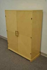 Tommi Parzinger for Parzinger Originals Bleached Elm Armoire Wardrobe Cabinet