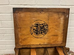 ANTIQUE VTG MORGAN LINEN SUPPLY MEDICINE CABINET 23 1/4 X 17 1/4 X 6 5/8” DEEP