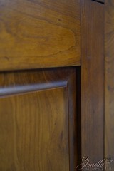 L73870: Pair Of STICKLEY Cherry Valley Open Corner Cabinets