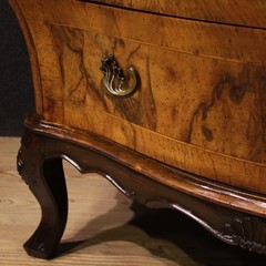 Venetian commode furniture wood 3 drawers antique style dresser 20th century