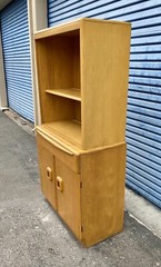 Heywood Wakefield Petite Encore China Hutch- in WHEAT Finish