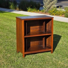 Vintage Mid-Century Modern Record Cabinet / Open Bookshelf
