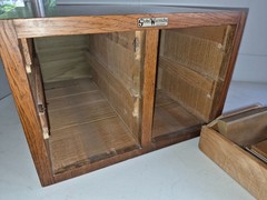 Vintage Globe Wernicke Oak 4 Drawer Card Catalog File All Dovetailed Quality