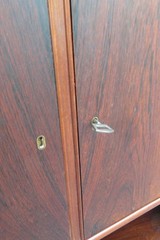 Mid Century Danish Rosewood Corner Cabinet Storage Cupboard 6167