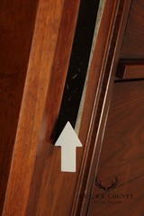 Lane ‘Tuxedo’ Mid Century Modern Walnut China Cabinet