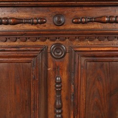 Antique Baroque Chest Walnut Chestnut Italy XVIII Century