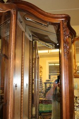 Fantastic Late 19th Century French Carved Walnut Side By Side Cabinet