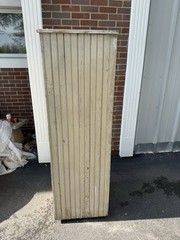 Antique Primitive Beadboard Jelly Cupboard Vintage Storage Pantry Cabinet White