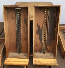 Vintage 4 Drawer Wooden Card Catalog File Cabinet Library Bureau Sole Makers