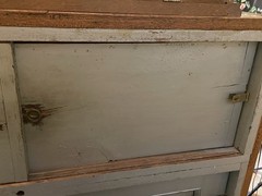 Vintage Wooden And Glass Store Floor Display Cabinet