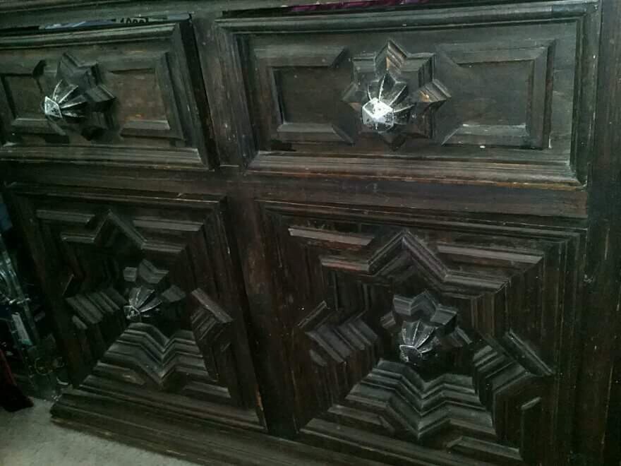 Mexican Renaissance Revival Hand Crafted Hutch