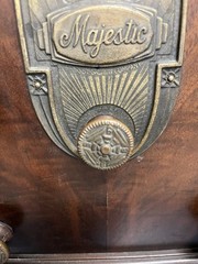 1930’s Antique Majestic Radio Cabinet Reclaimed VERY COOL