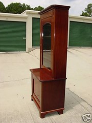 Choice Empire Single Door Mahogany China Display Cabinet