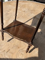 Antique Smoking Stand Cigar Humidor Copper Lined Original Finish, Repairs