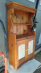 Vintage Small CHILD’s STEP-BACK CUPBOARD / Spice CABINET / Bookcase