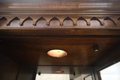 Henredon Large 78″ Wide Mahogany Breakfront MINT