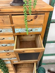 Farmhouse Style Multi-Drawer Wood Apothecary Craft Cabinet