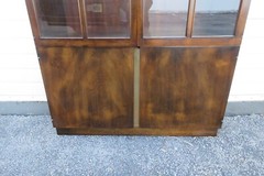 John Widdicomb Hollywood Regency China Display Cupboard Cabinet 5291