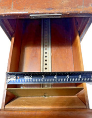 Library Bureau Solemakers Card Catalogue One Draw Wood Brass Vintage READ / SEE*