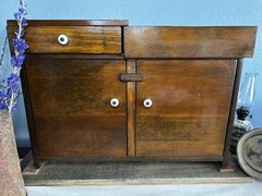 Salesman Sample Wooden Dry Sink