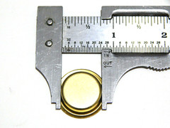 Hoosier Cabinet Tambour Door Brass Finger Pull