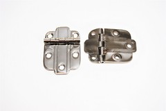 Art Deco Hoosier Cabinet Hinge Wilson Sellers Napanee Nickel Plated Brass Pair