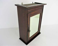Mid Century Kitchen Apothecary Medicine Pharmacy Bathroom Wall hanging Cabinet B