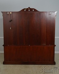 65943EC: KARGES French Louis XV Gold Gilt Trim China Cabinet