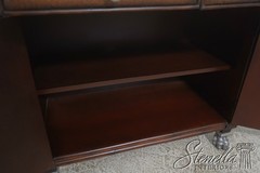 72451: Pair Of THOMASVILLE Ernest Hemingway Rattan & Stone Cabinets
