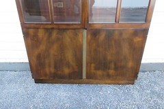 John Widdicomb Hollywood Regency China Display Cupboard Cabinet 5291