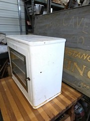 Vintage Medical Display Case, Apothecary Cabinet, Barber Sterilizer, Art Deco