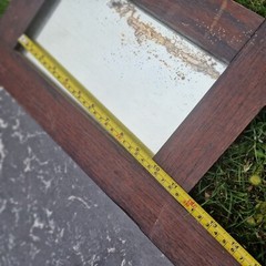 Antique Wash stand Marble Splash back and Mirror