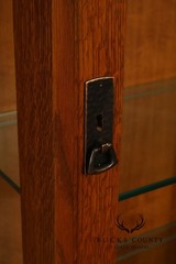 Stickley Mission Collection Oak Display Cabinet