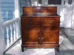 Antique wood Dental Cabinet apothecary vintage medical
